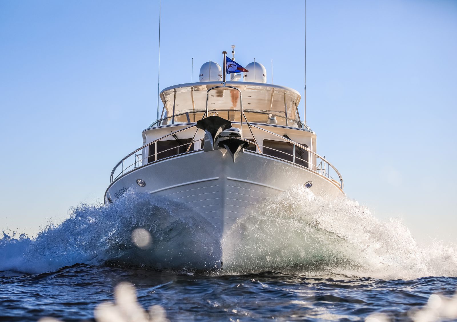 fleming yacht in a storm